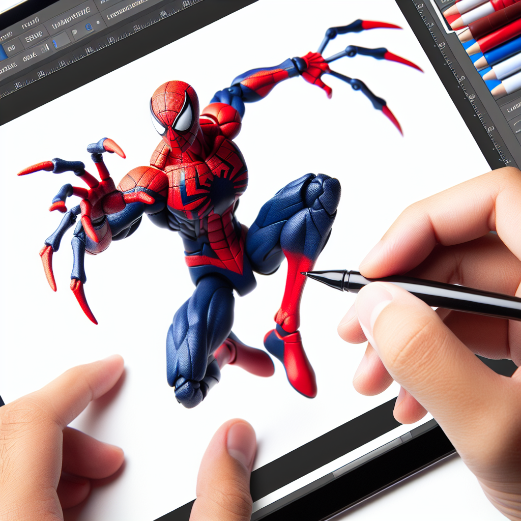 Spider-Man Swinging Vinyl Figurine