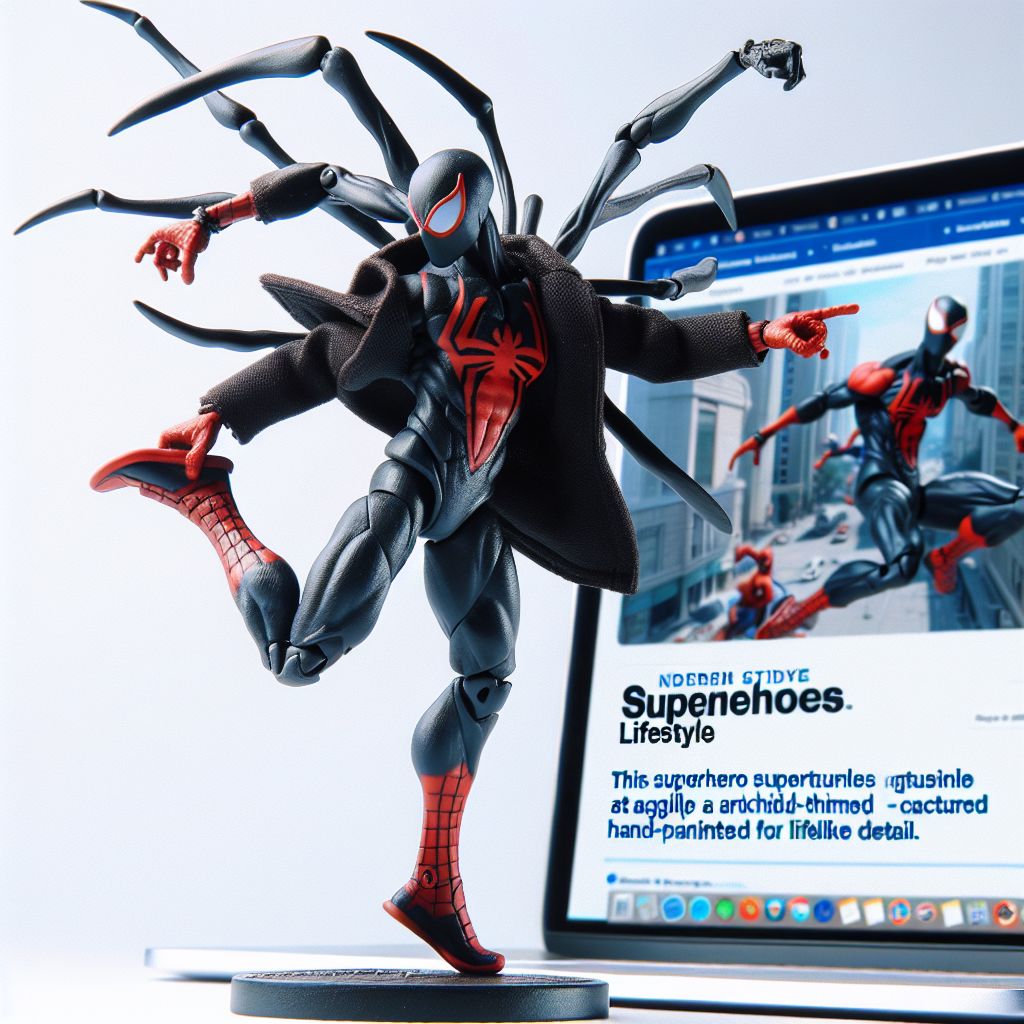 Spider-Man Swinging Vinyl Figurine