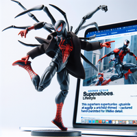 Spider-Man Swinging Vinyl Figurine
