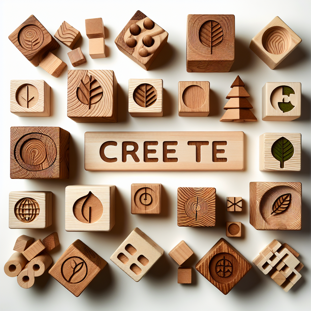 Eco-Friendly Wooden Blocks Set