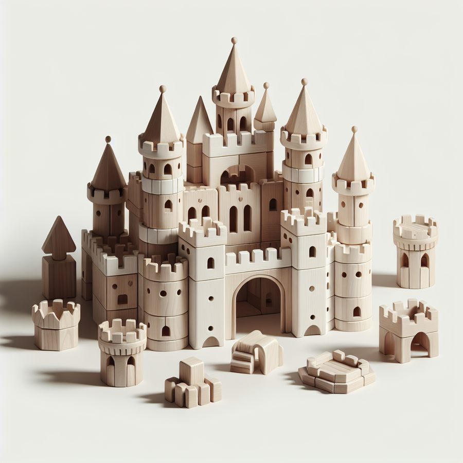 Castle Wooden Blocks Set