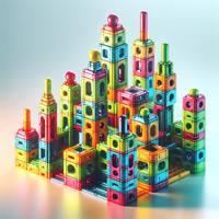 Magnetic Building Blocks Set