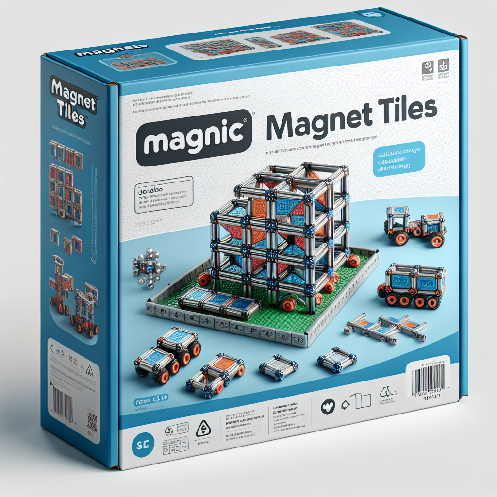 Magnetic Construction Tiles Set