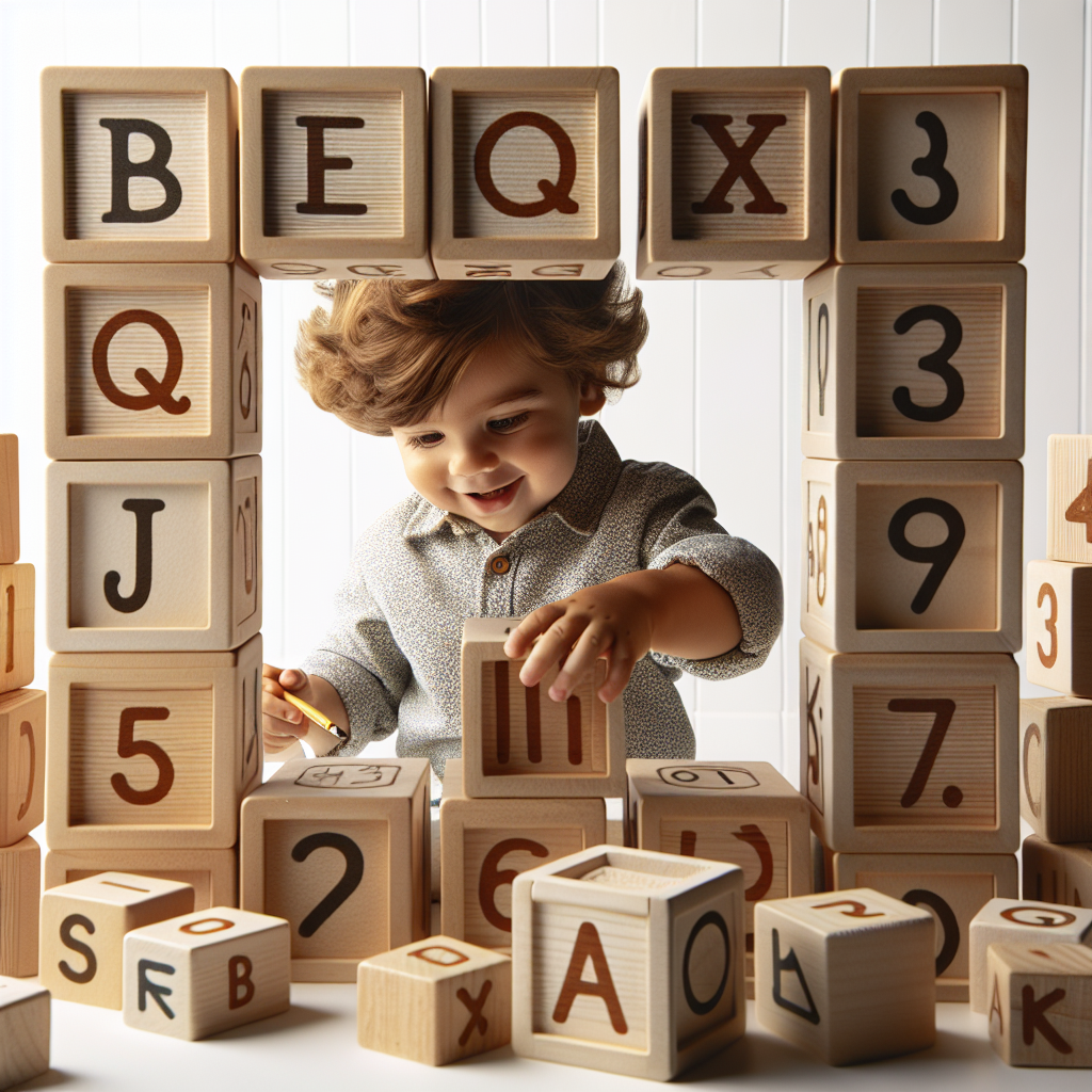 Classic Alphabet Blocks Set