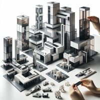 Modern Building Construction Set