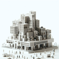 Modern Building Construction Set