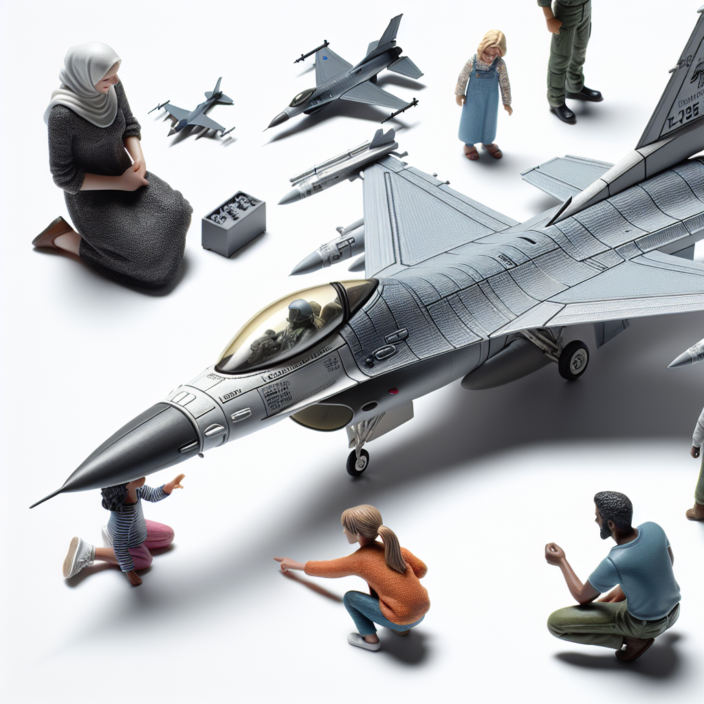 Hot Wings Die-Cast Metal F-16 Fighting Falcon