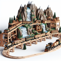 KidKraft Waterfall Mountain Train Set