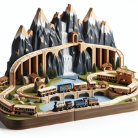 KidKraft Waterfall Mountain Train Set