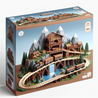 KidKraft Waterfall Mountain Train Set