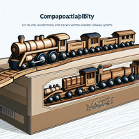 Maxim Enterprise Wooden Train Set