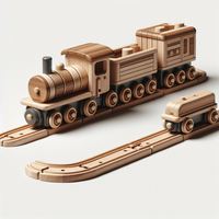 PlanToys Wooden Railway Set