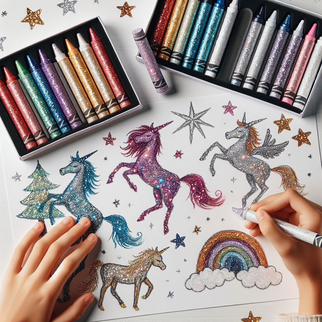 Glitter Crayon Set