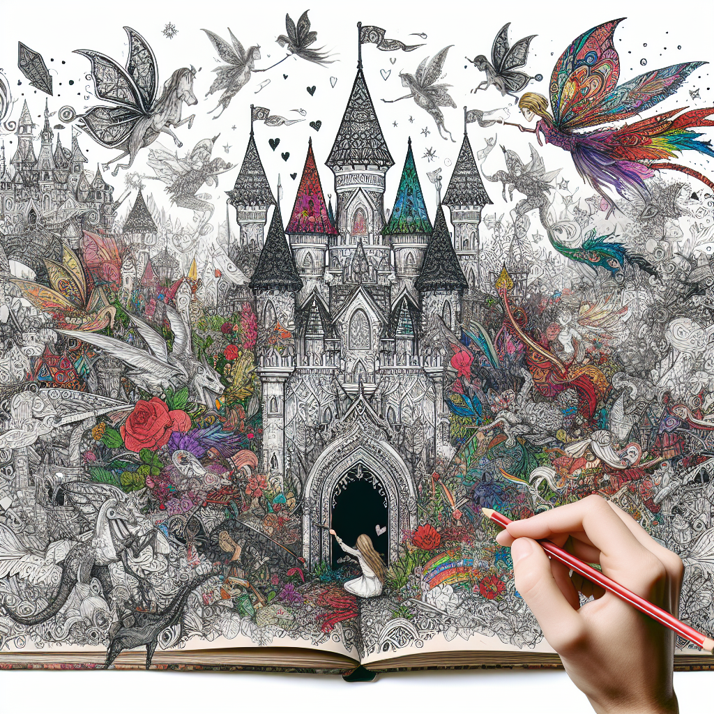 Magical Kingdom Coloring Book