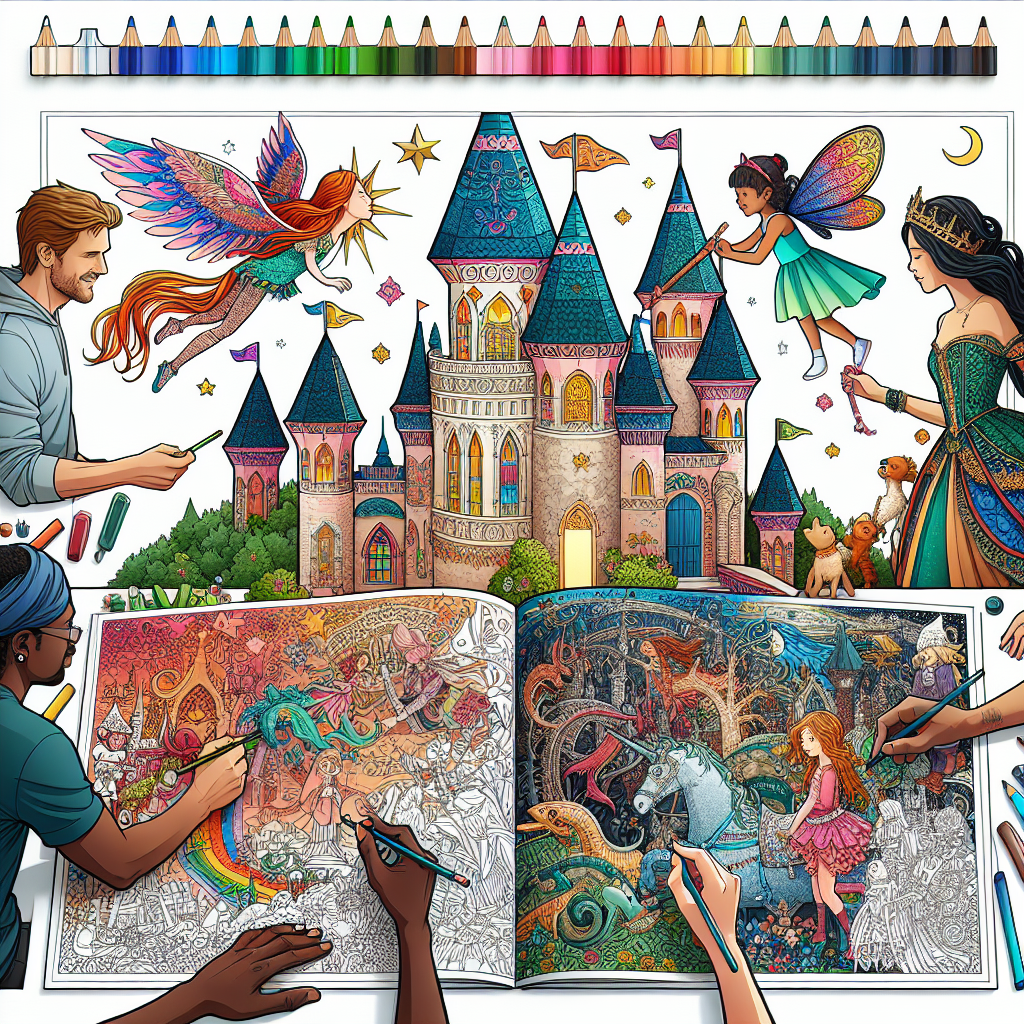 Magical Kingdom Coloring Book