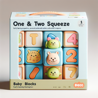 B. Toys – One Two Squeeze Baby Blocks