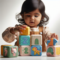 B. Toys – One Two Squeeze Baby Blocks