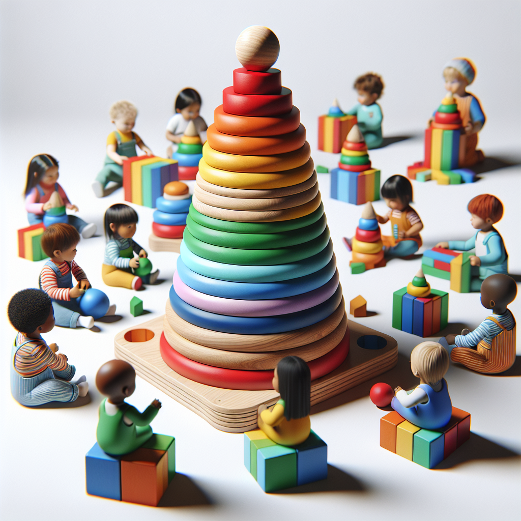 Hape Rainbow Stacker