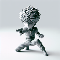 Trunks Galick Gun Vinyl Figurine