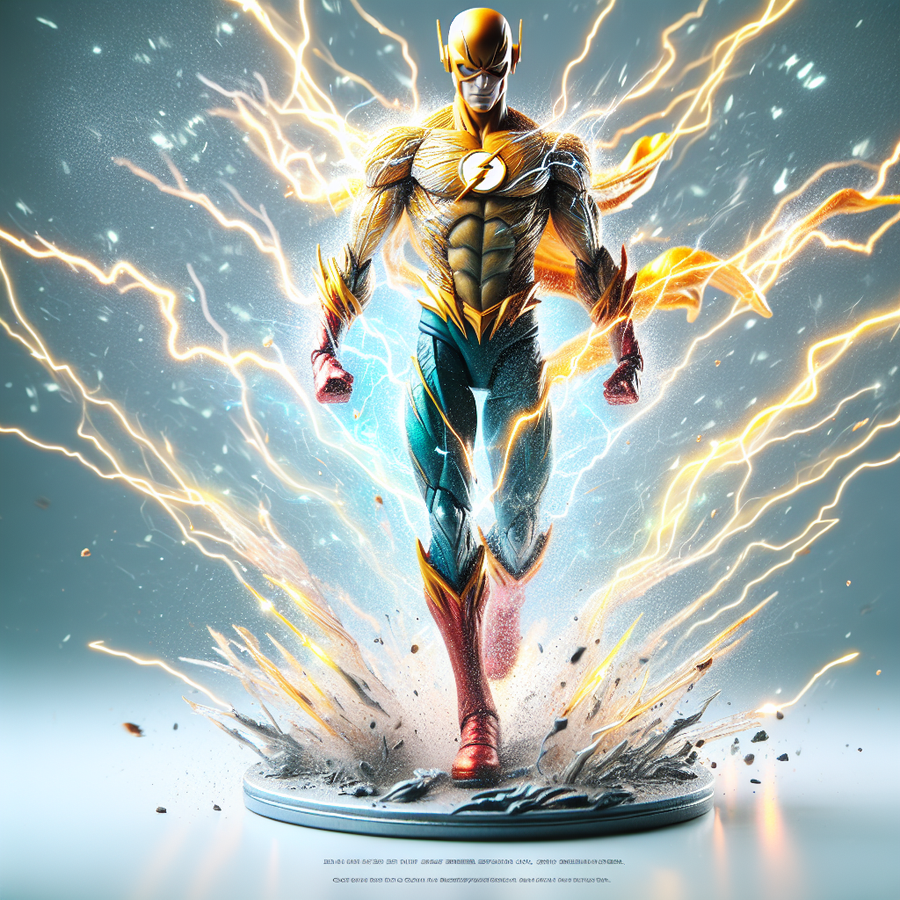 The Flash with Lightning Vinyl Figurine