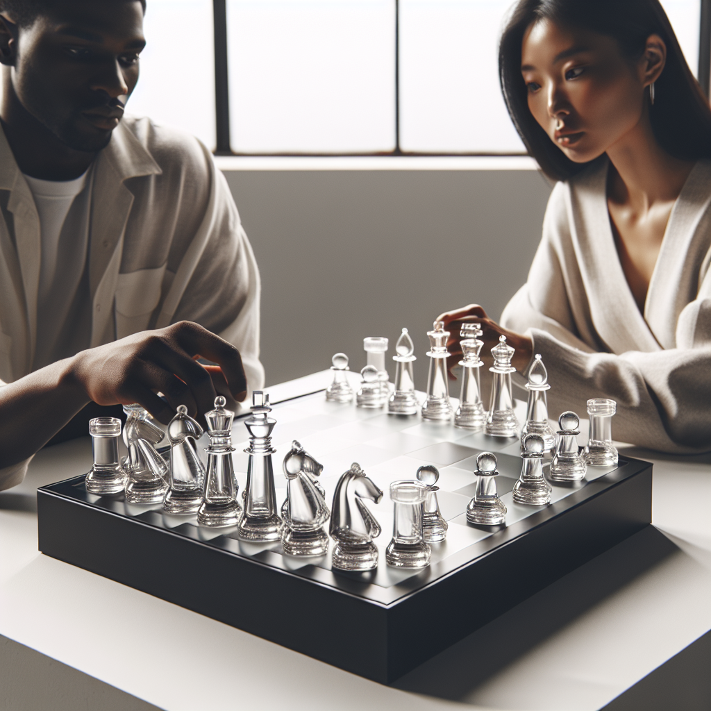 Glass Chess Set