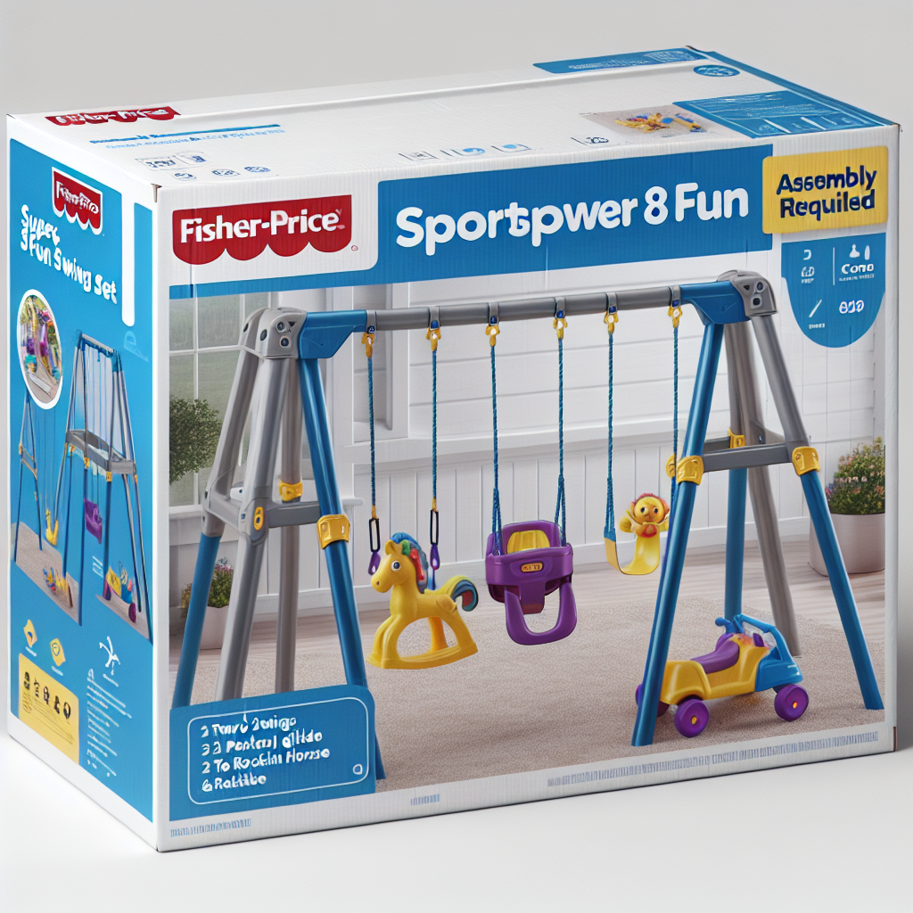 Sportspower Super 8 Fun Metal Swing Set