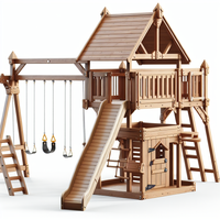 Gorilla Playsets Chateau Wooden Swing Set