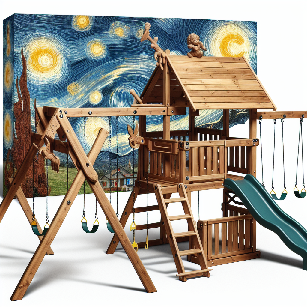 Gorilla Playsets Chateau Wooden Swing Set