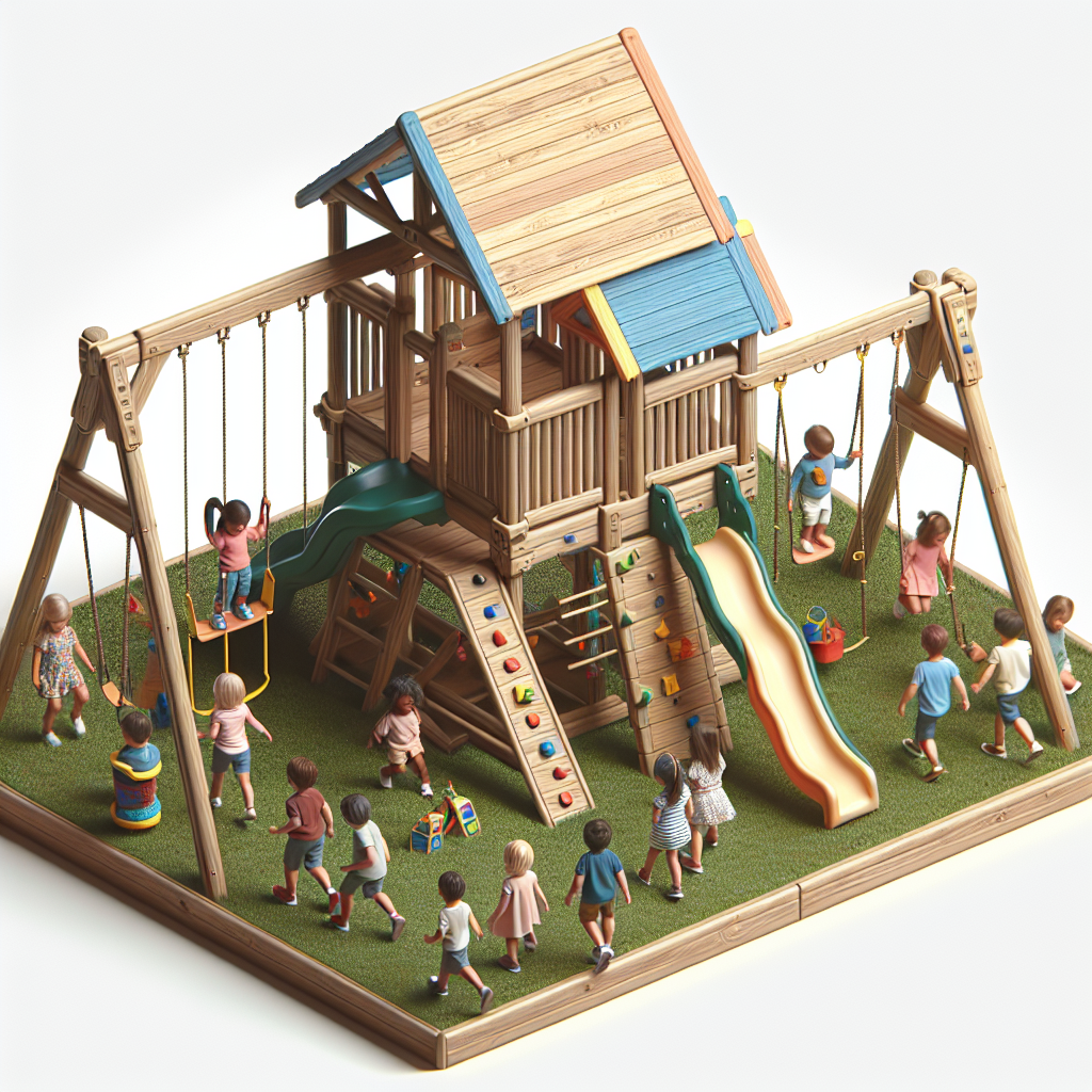 Gorilla Playsets Chateau Wooden Swing Set