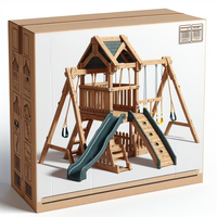 Gorilla Playsets Chateau Wooden Swing Set