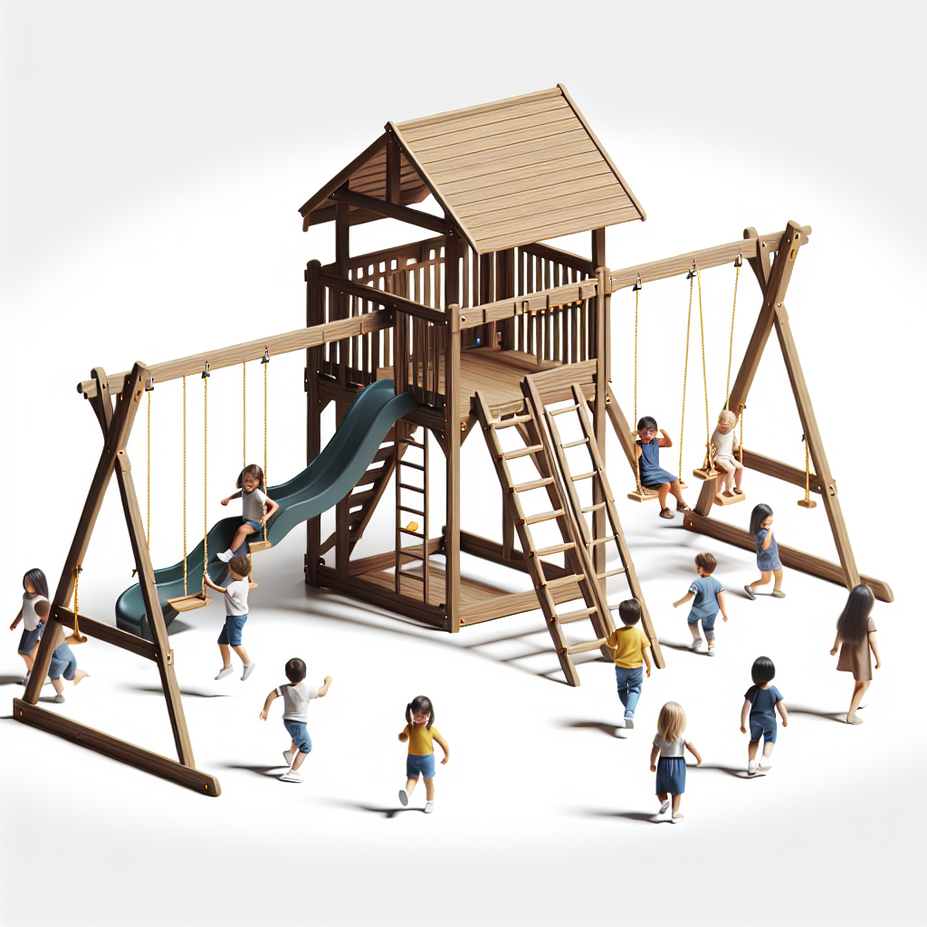 Swing-N-Slide Wooden Play Set