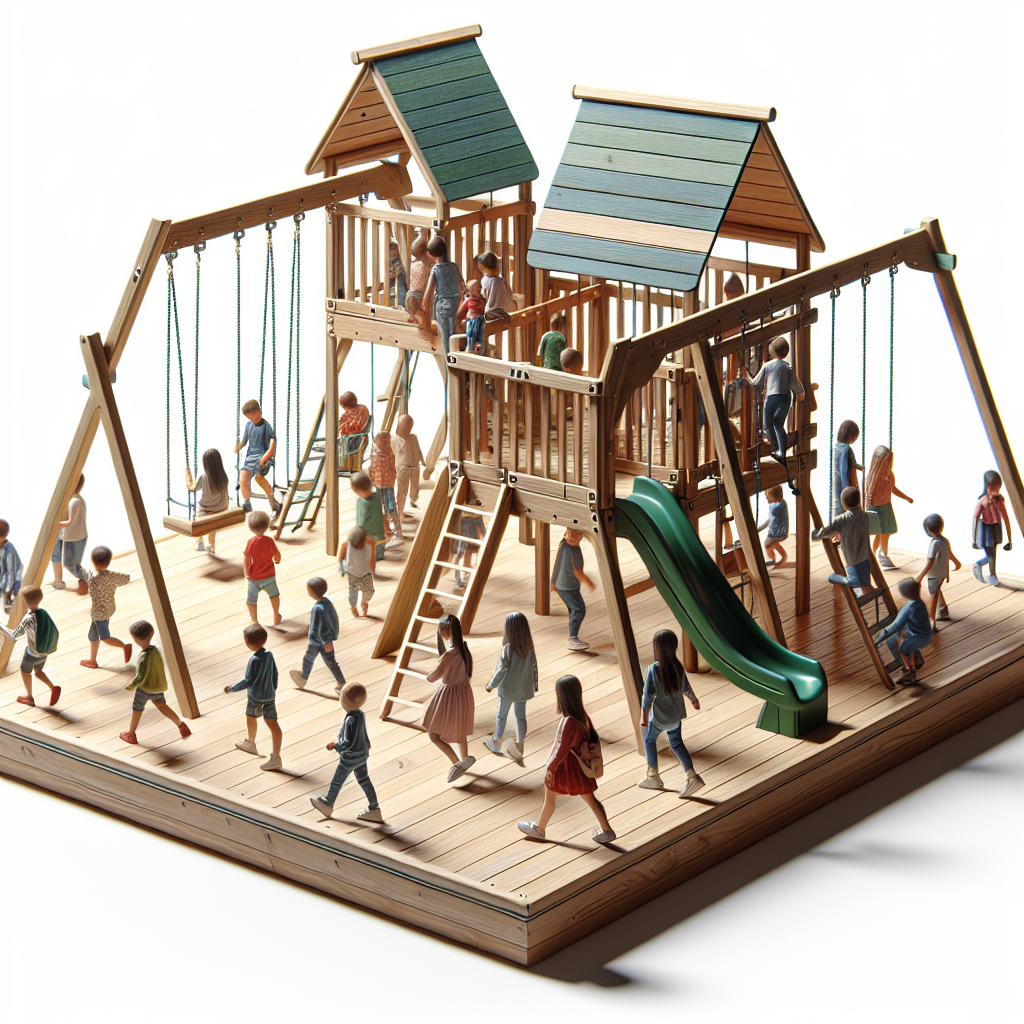 Swing-N-Slide Wooden Play Set