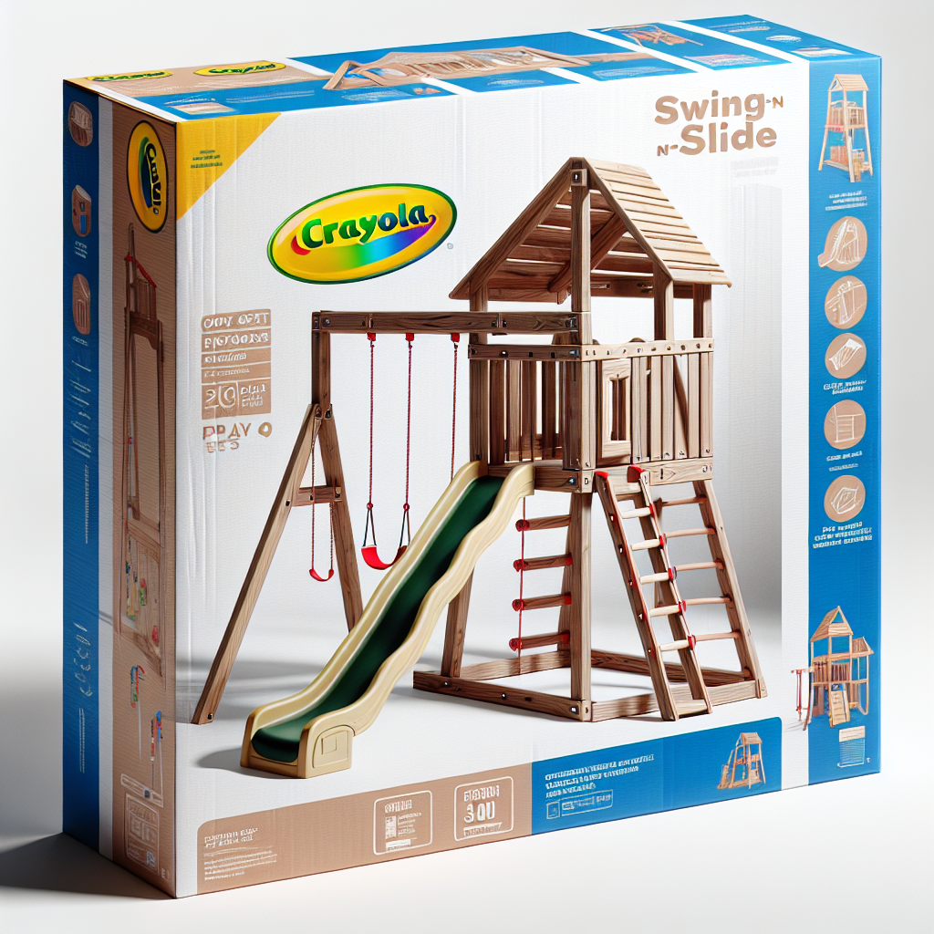 Swing-N-Slide Wooden Play Set