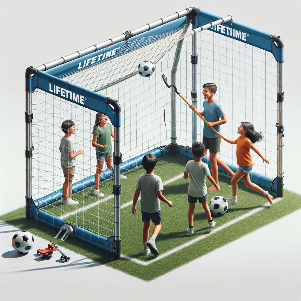 Lifetime Adjustable Soccer Goal