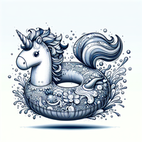 GoFloats Unicorn Pool Float