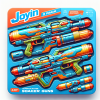 JOYIN 2 Pack Super Water Blaster Soaker Guns