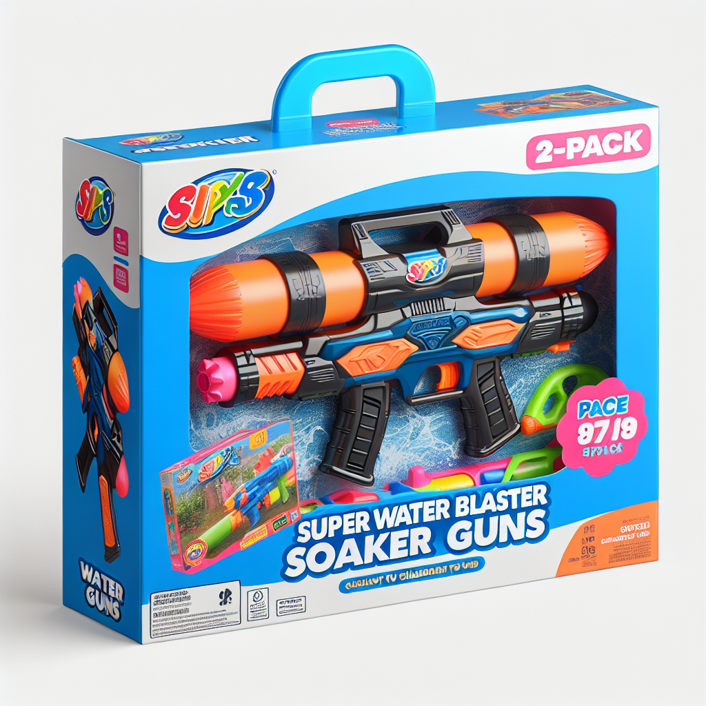 JOYIN 2 Pack Super Water Blaster Soaker Guns