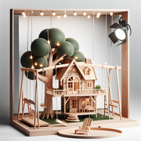 Treehouse Wooden Dollhouse