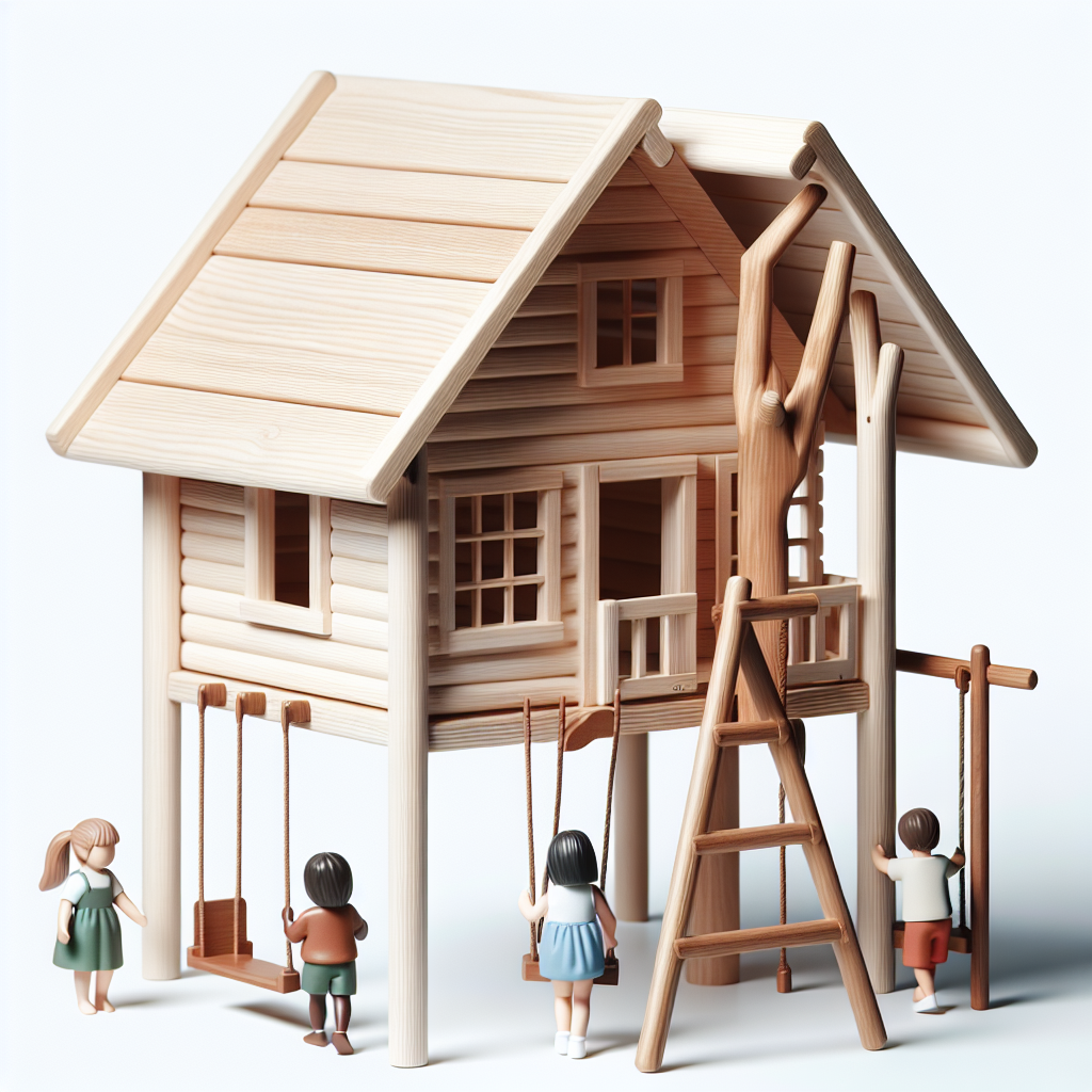 Treehouse Wooden Dollhouse