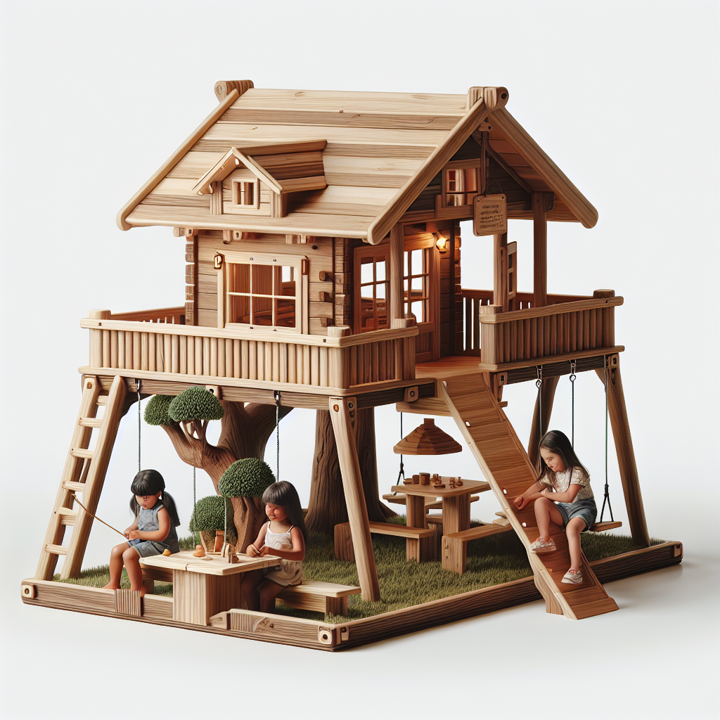 Treehouse Wooden Dollhouse