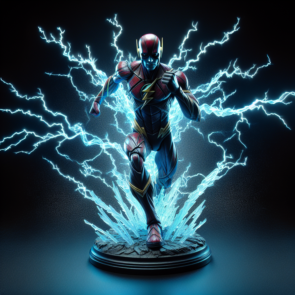 The Flash with Lightning Vinyl Figurine