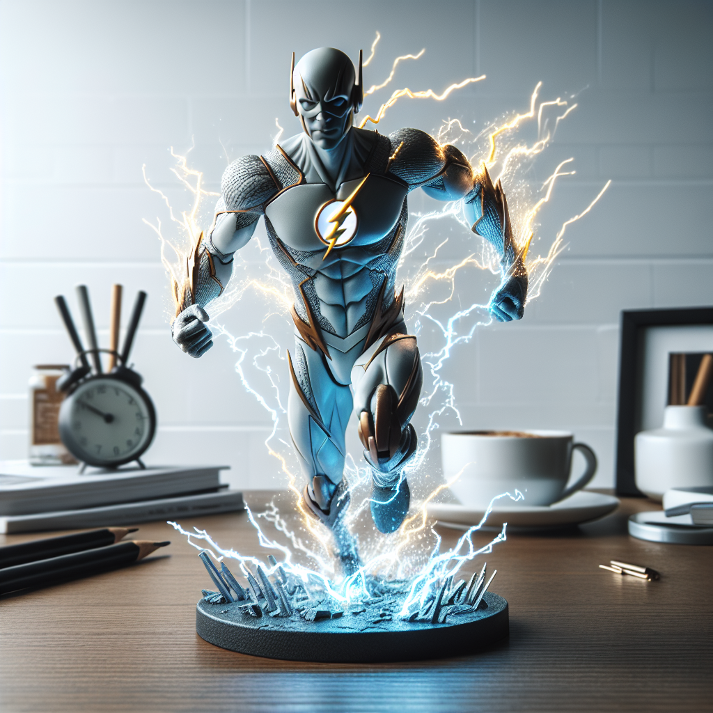 The Flash with Lightning Vinyl Figurine