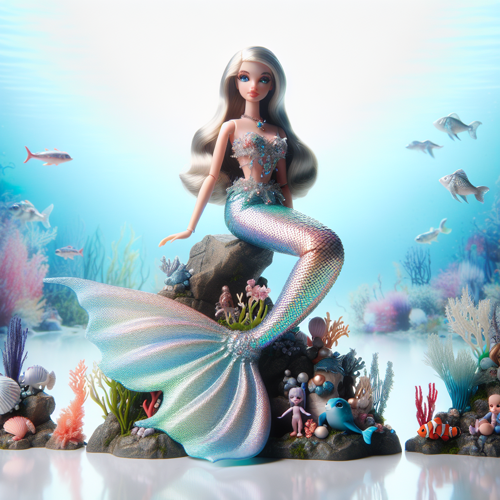 Barbie Mermaid Doll - Blue