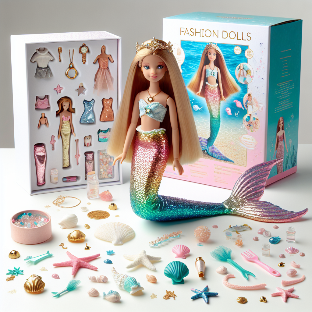 Barbie Mermaid Doll - Blue